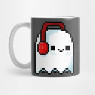 Music Ghost Pixel Art Mug